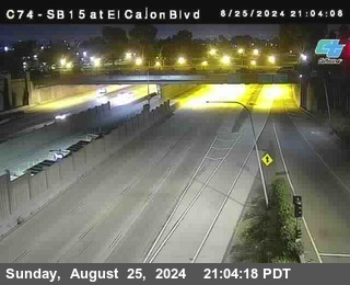 SB 15 at El Cajon Blvd