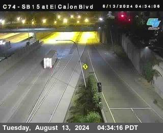 SB 15 at El Cajon Blvd