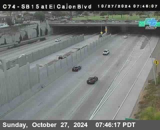 SB 15 at El Cajon Blvd