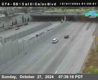 SB 15 at El Cajon Blvd