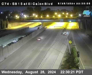 SB 15 at El Cajon Blvd