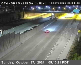 SB 15 at El Cajon Blvd