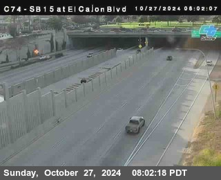 SB 15 at El Cajon Blvd