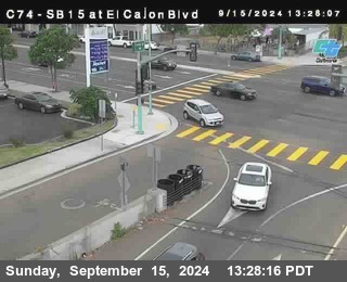 SB 15 at El Cajon Blvd