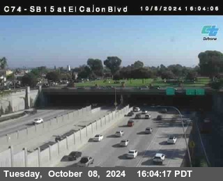 SB 15 at El Cajon Blvd