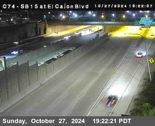 SB 15 at El Cajon Blvd