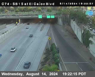 SB 15 at El Cajon Blvd