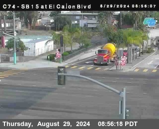 SB 15 at El Cajon Blvd