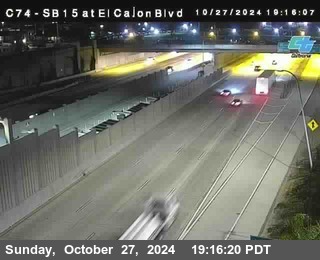 SB 15 at El Cajon Blvd