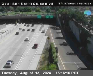 SB 15 at El Cajon Blvd