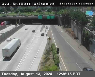 SB 15 at El Cajon Blvd