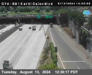 SB 15 at El Cajon Blvd