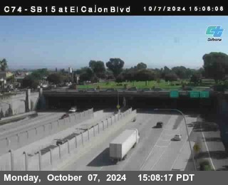 SB 15 at El Cajon Blvd