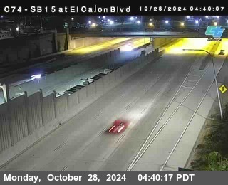 SB 15 at El Cajon Blvd