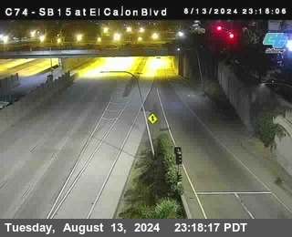 SB 15 at El Cajon Blvd