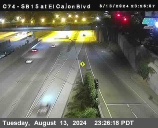 SB 15 at El Cajon Blvd