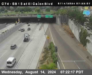 SB 15 at El Cajon Blvd