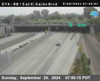 SB 15 at El Cajon Blvd