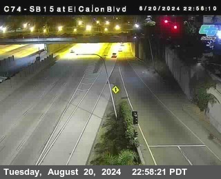 SB 15 at El Cajon Blvd