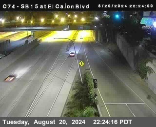 SB 15 at El Cajon Blvd