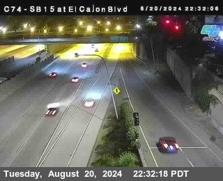 SB 15 at El Cajon Blvd