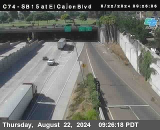 SB 15 at El Cajon Blvd