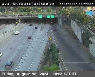 SB 15 at El Cajon Blvd