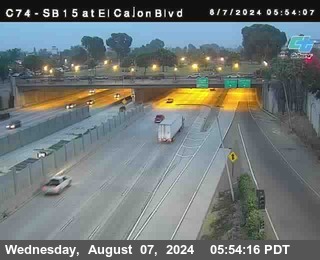 SB 15 at El Cajon Blvd