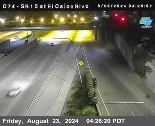 SB 15 at El Cajon Blvd