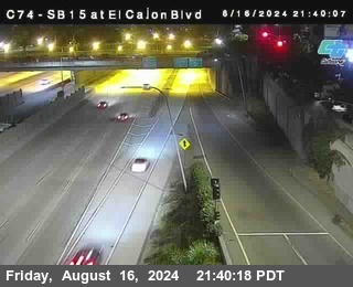 SB 15 at El Cajon Blvd