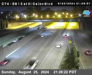 SB 15 at El Cajon Blvd