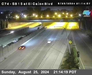 SB 15 at El Cajon Blvd