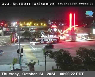 SB 15 at El Cajon Blvd