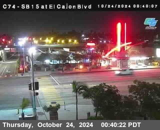 SB 15 at El Cajon Blvd