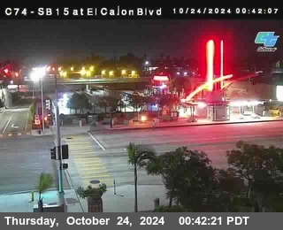 SB 15 at El Cajon Blvd