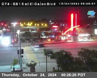 SB 15 at El Cajon Blvd