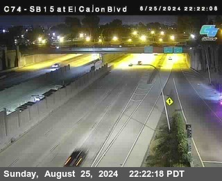 SB 15 at El Cajon Blvd