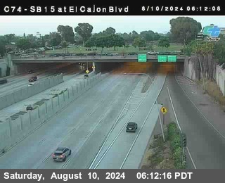 SB 15 at El Cajon Blvd