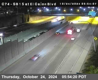 SB 15 at El Cajon Blvd