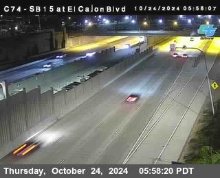 SB 15 at El Cajon Blvd