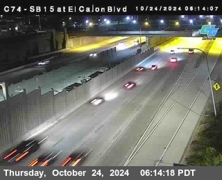 SB 15 at El Cajon Blvd