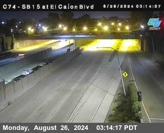 SB 15 at El Cajon Blvd