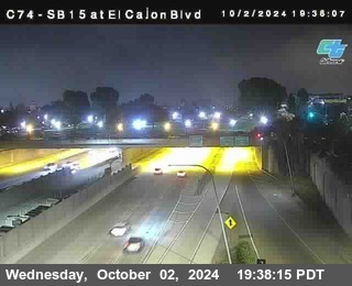 SB 15 at El Cajon Blvd