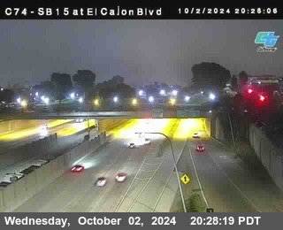 SB 15 at El Cajon Blvd