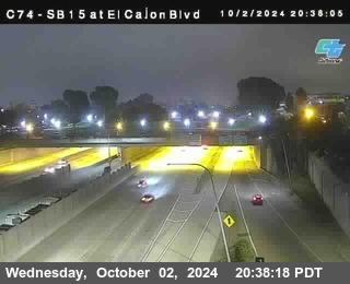 SB 15 at El Cajon Blvd