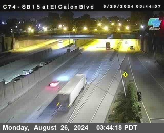 SB 15 at El Cajon Blvd