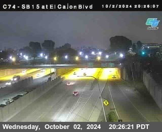 SB 15 at El Cajon Blvd