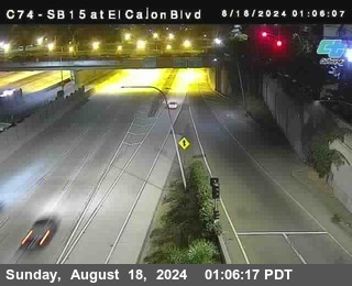 SB 15 at El Cajon Blvd