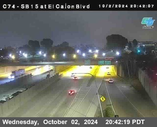 SB 15 at El Cajon Blvd