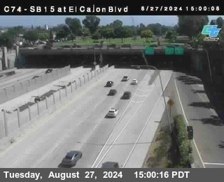 SB 15 at El Cajon Blvd